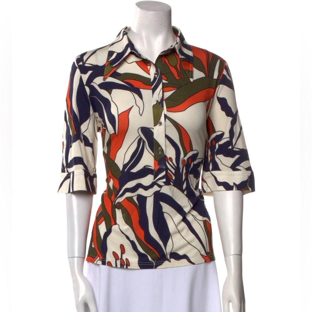 LA PRESTIC OUISTON-  Lauren collared polo